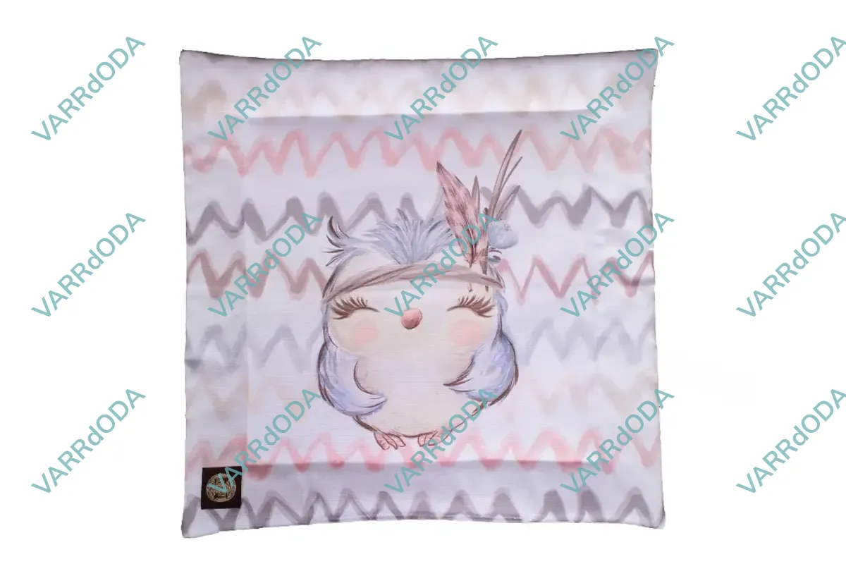 Fehér erdő-bagoly baba párna