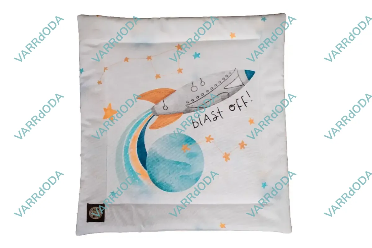 Fehér rakéta prémium baba párna