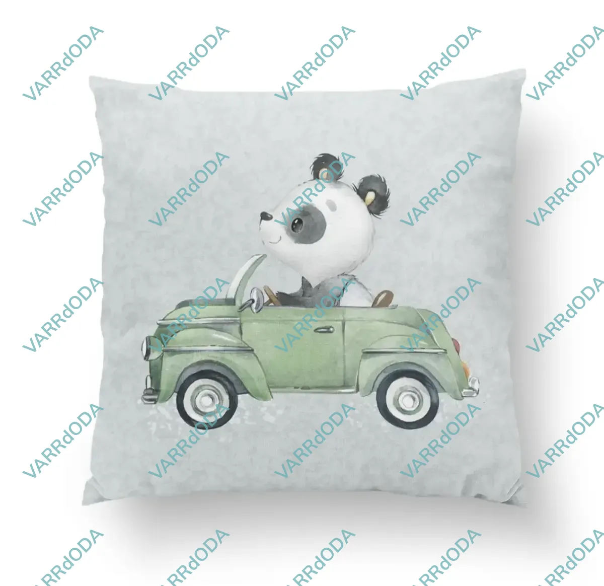 Az autóban panda prémium párna