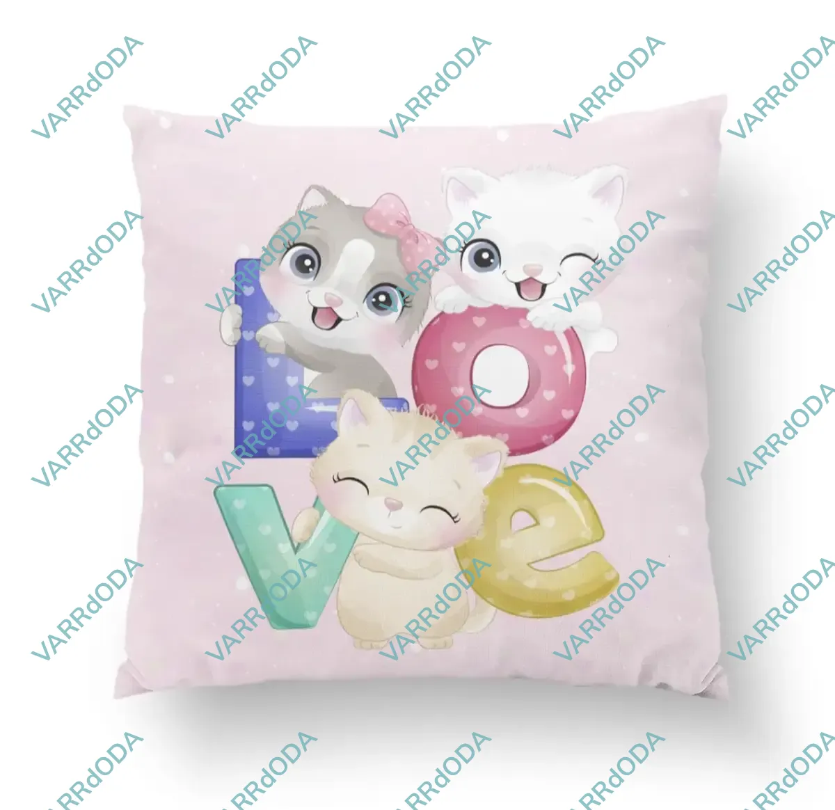 Boldog cicák 3 prémium párna