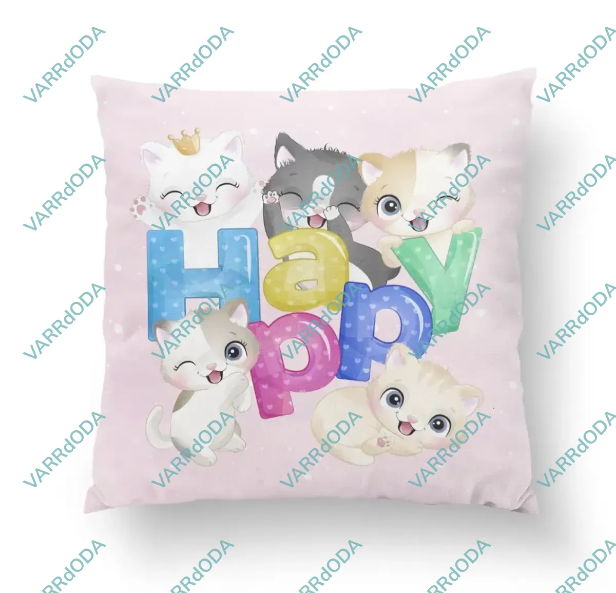 Boldog cicák 5 prémium párna