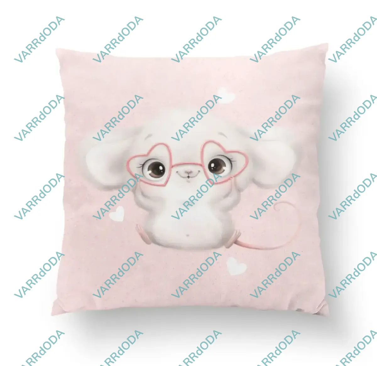 Édes egér rózsazín prémium párna
