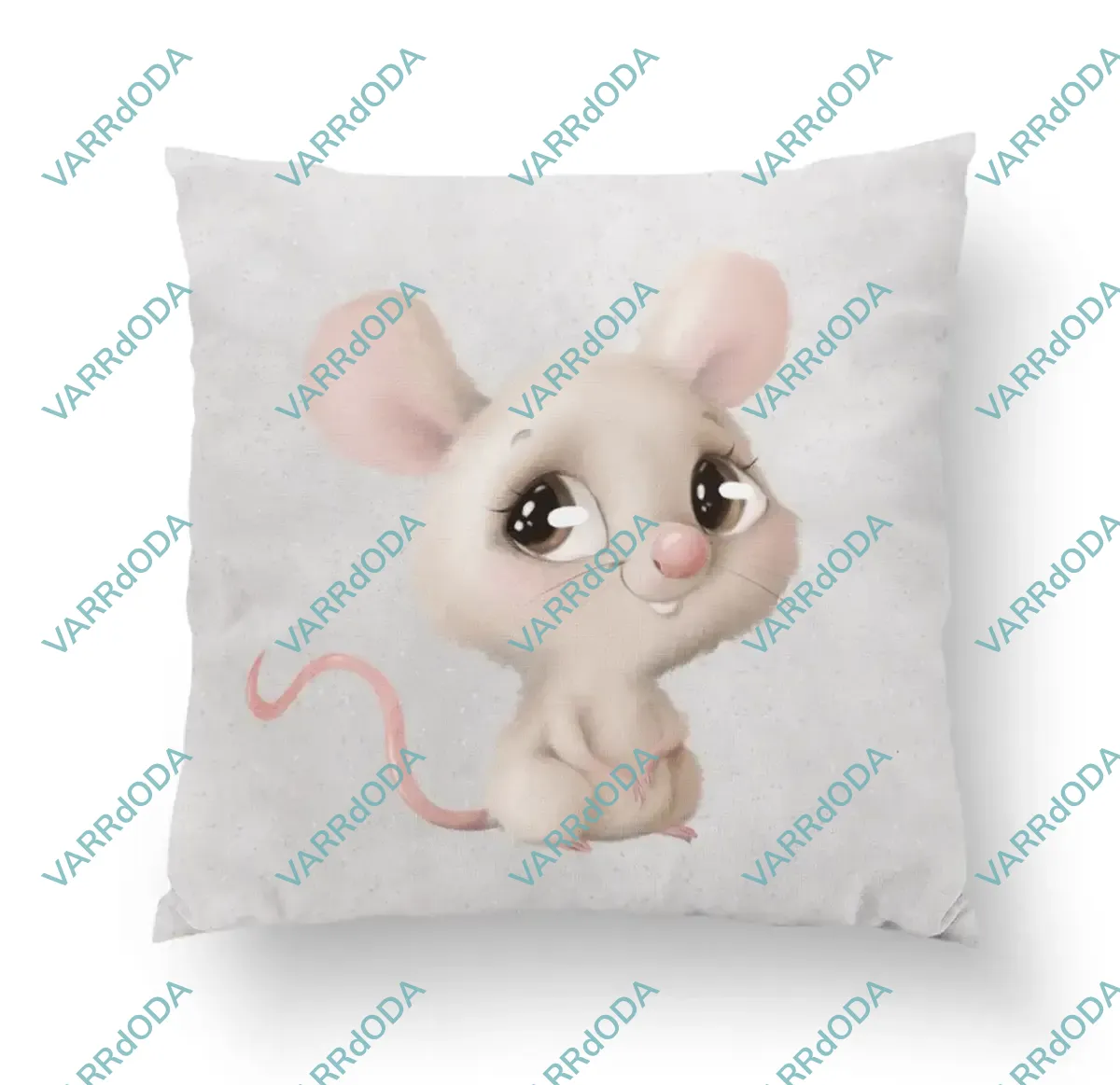 Édes egér szürke prémium párna