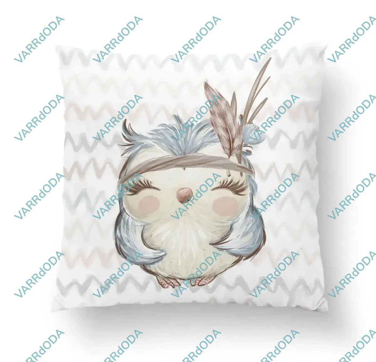 Erdei állatok, bagoly prémium párna