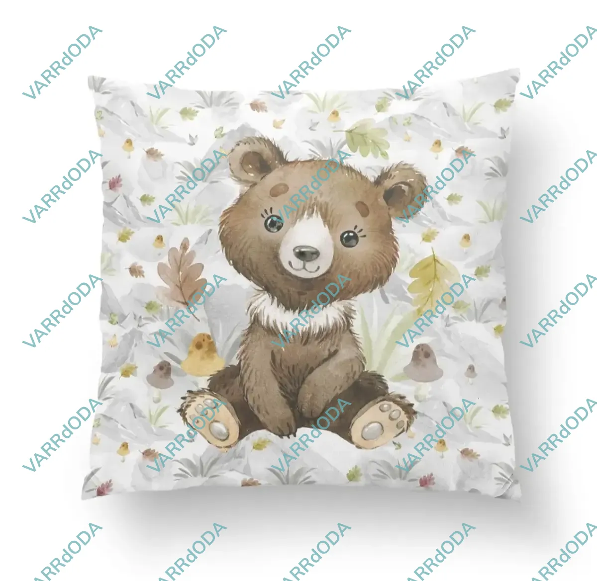 Hegyi ősz, medve prémium párna
