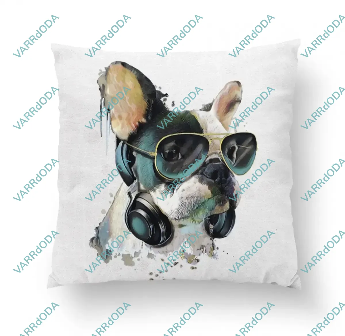 Hipster bulldog prémium párna