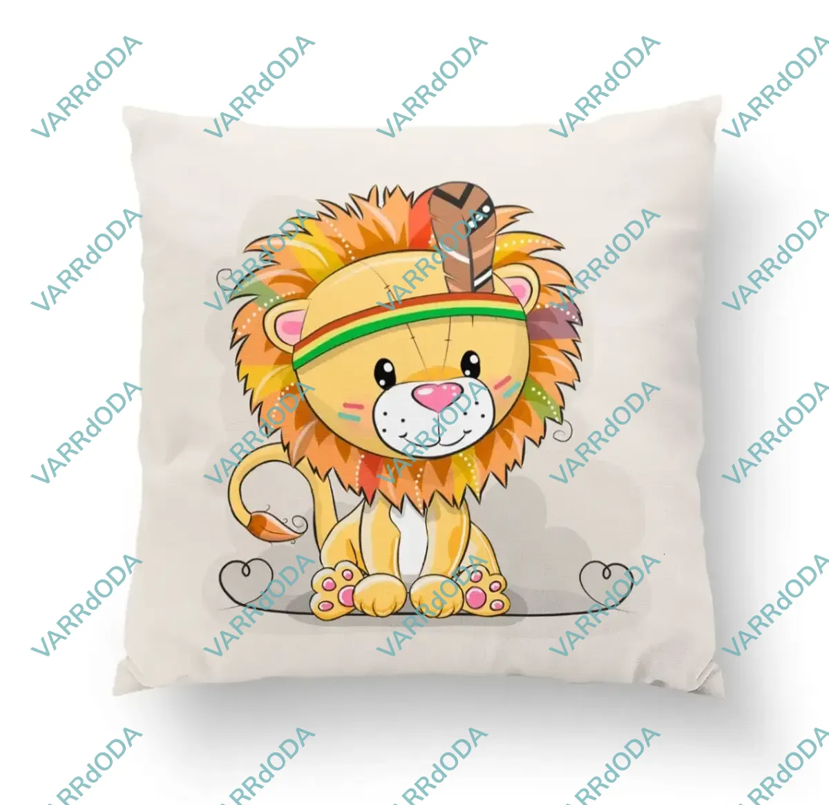 Indián oroszlán prémium párna