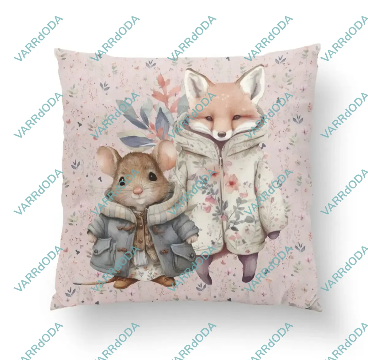 Melegföld, róka és az egér prémium párna