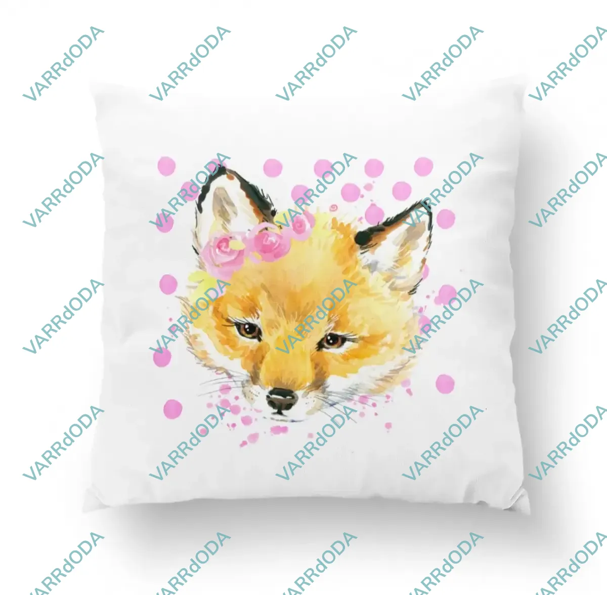Róka pöttyökkel prémium párna