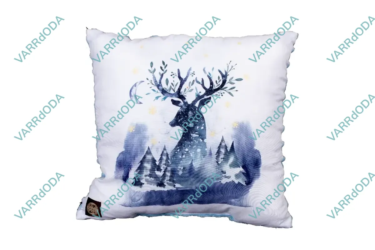 Téli szarvas díszpárna