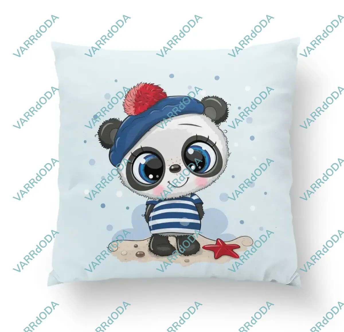 Tengerész panda prémium párna