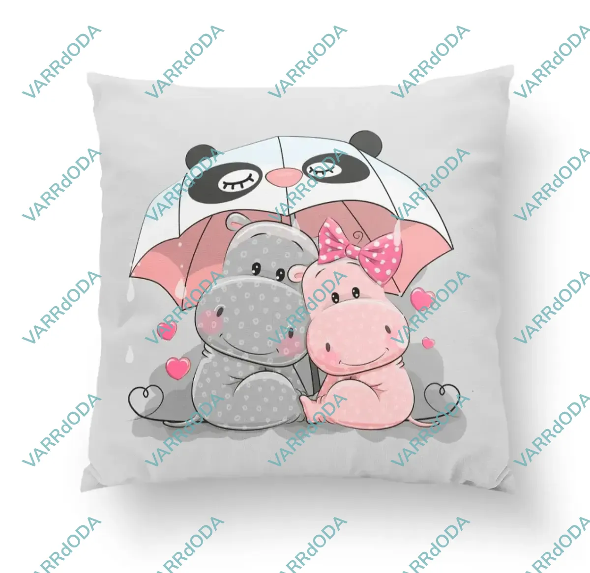 Vizilovak az esernyő alatt prémium párna