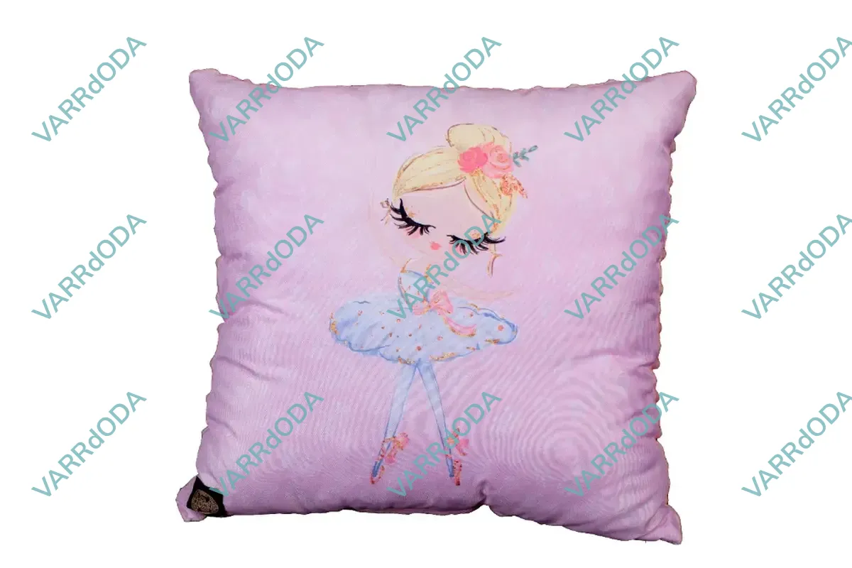 Rózsaszín balerina díszpárna