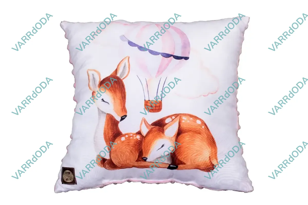 Nature természet- őzike és a ballon díszpárna