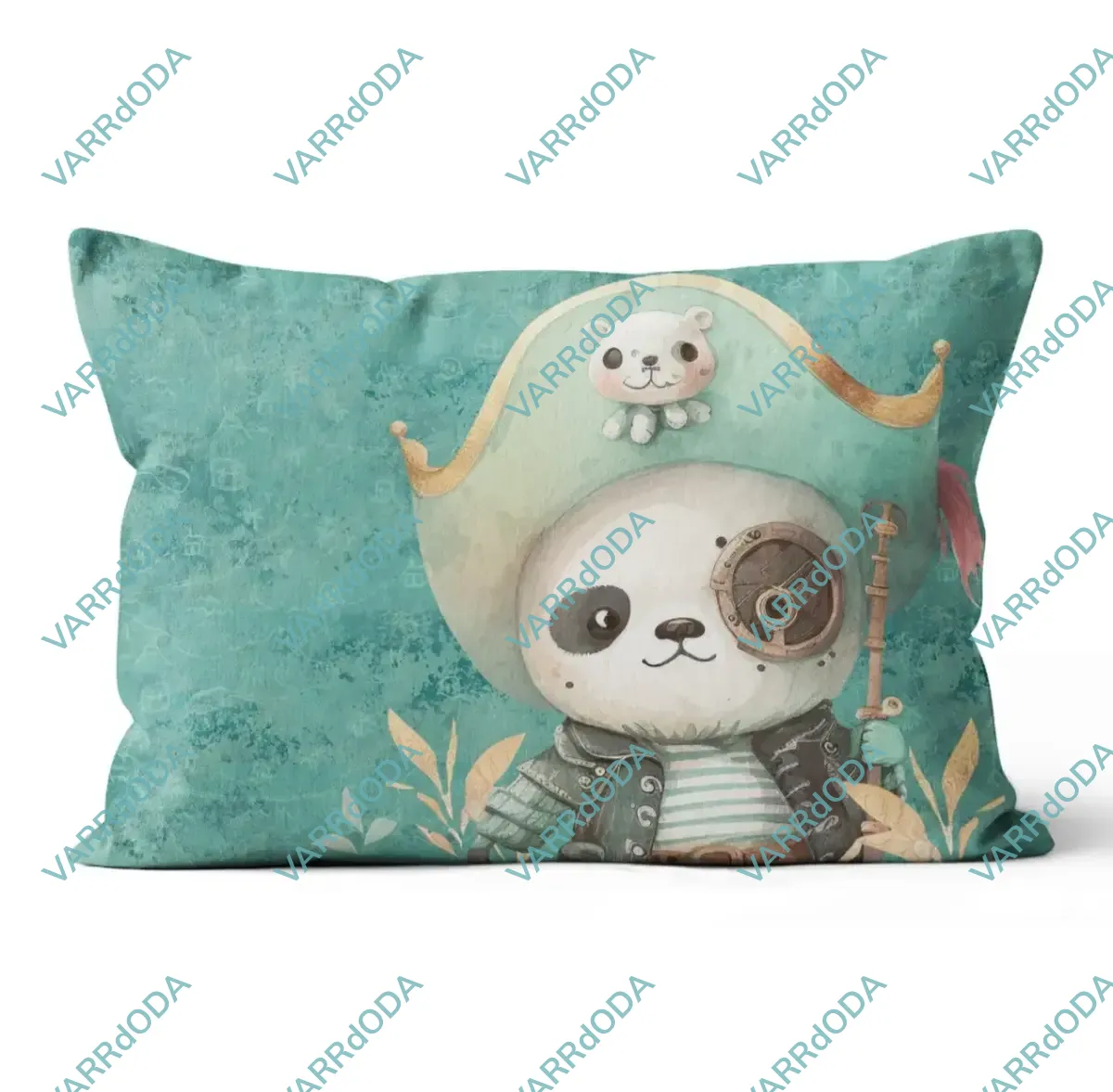 Kalóz panda prémium alvó párna