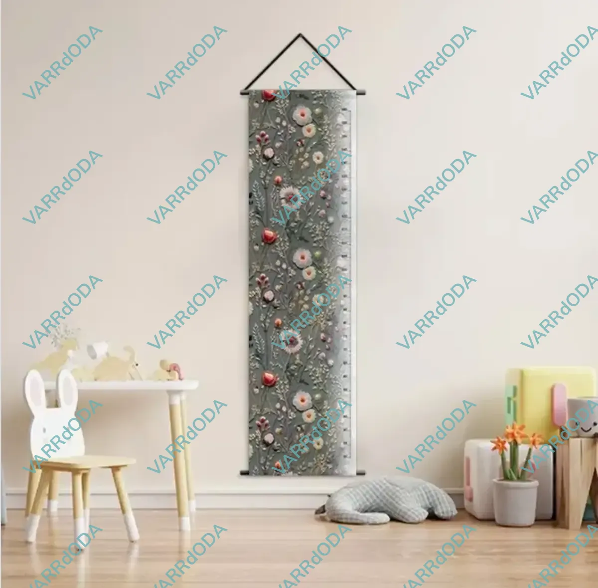 Hímzett hatású virágok  magasság mérő