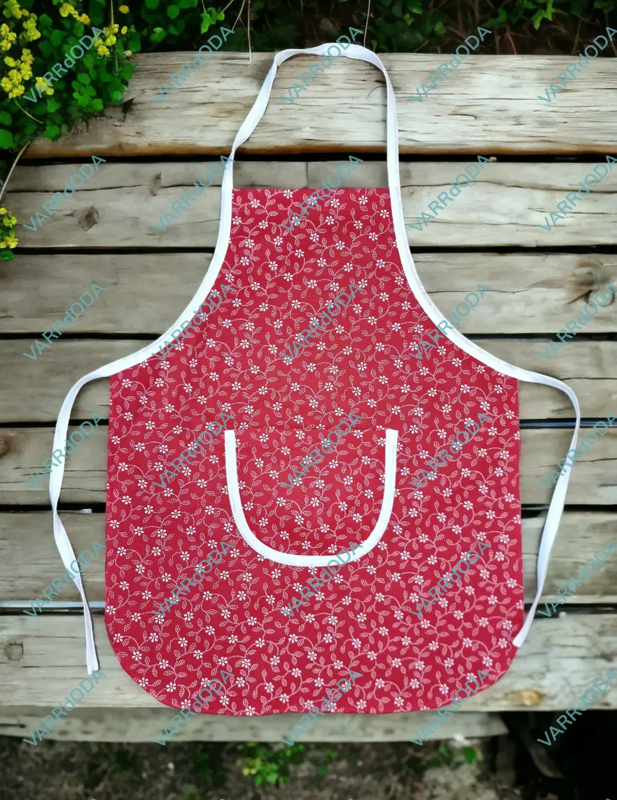 Pirosfestő kötény gyerekeknek