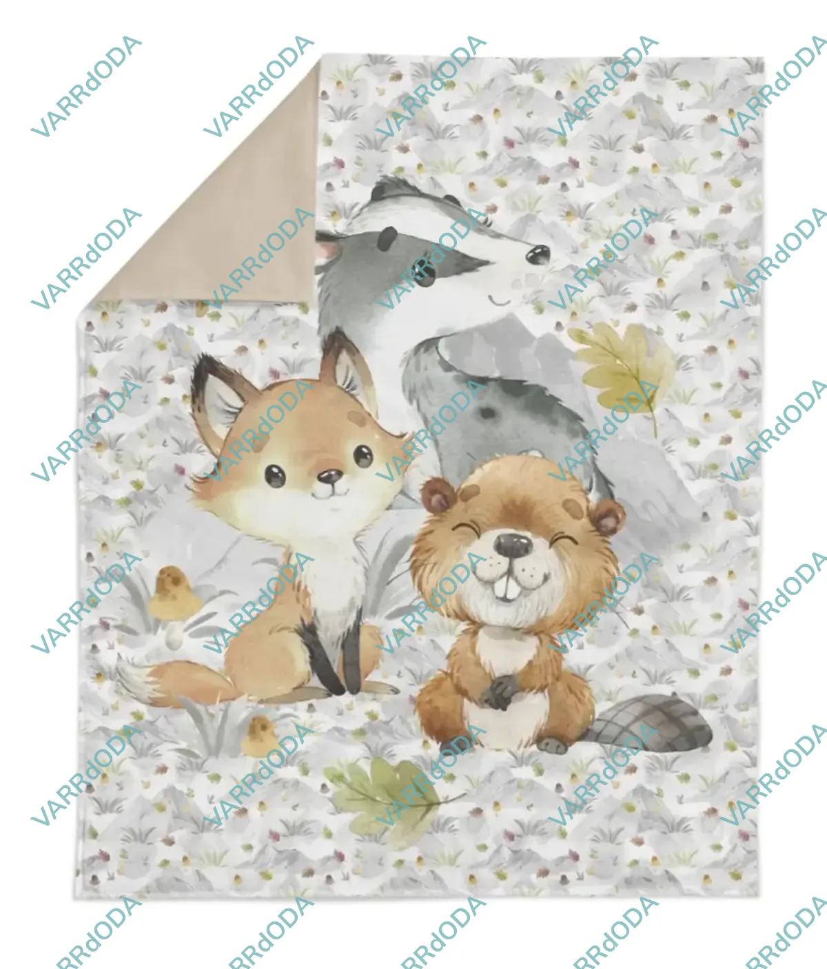 Hegyi ősz prémium takaró