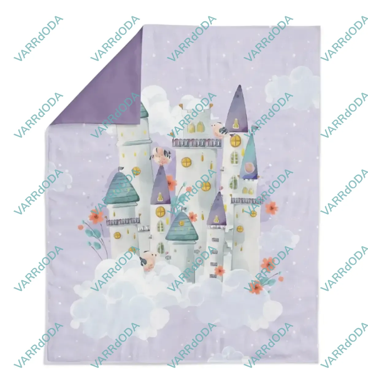 Kastély a felhőkön prémium takaró