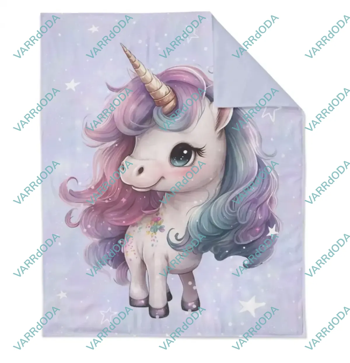 Mágikus unikornis prémium takaró