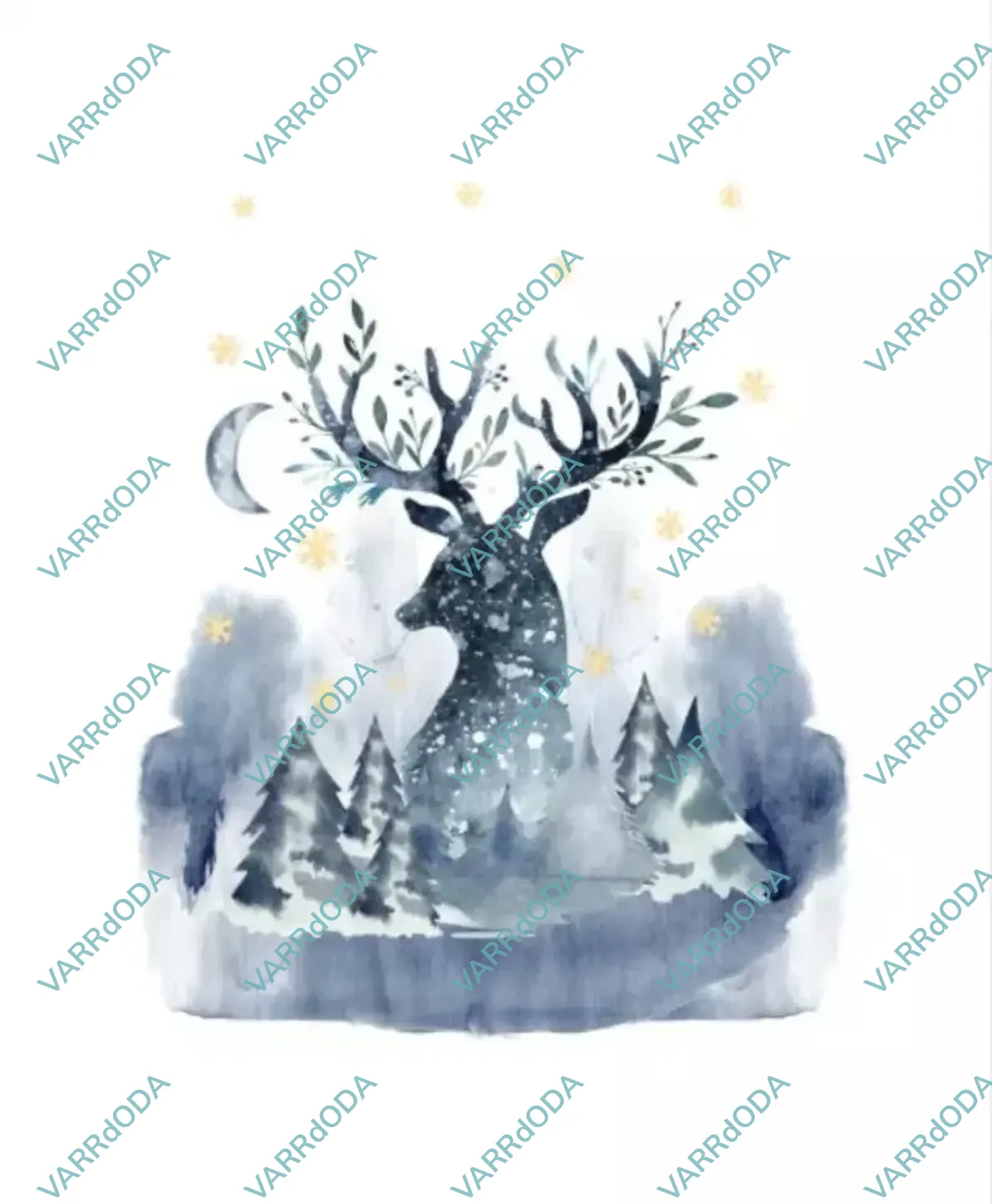 Téli szarvas takaró