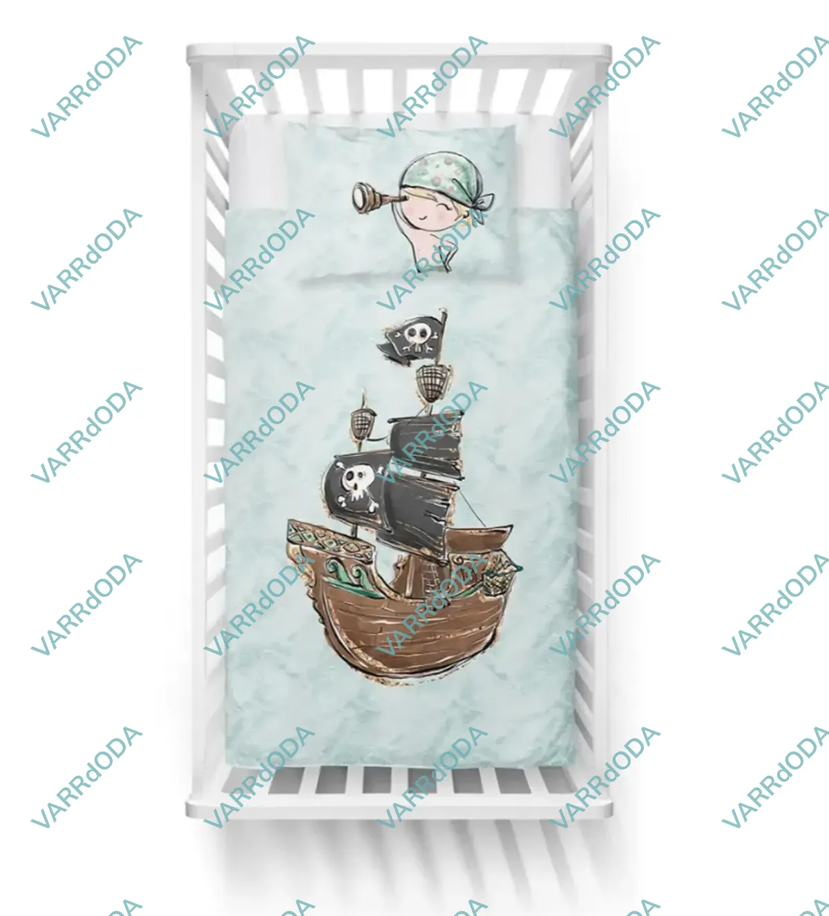 Tenger, kalózhajó prémium takaró