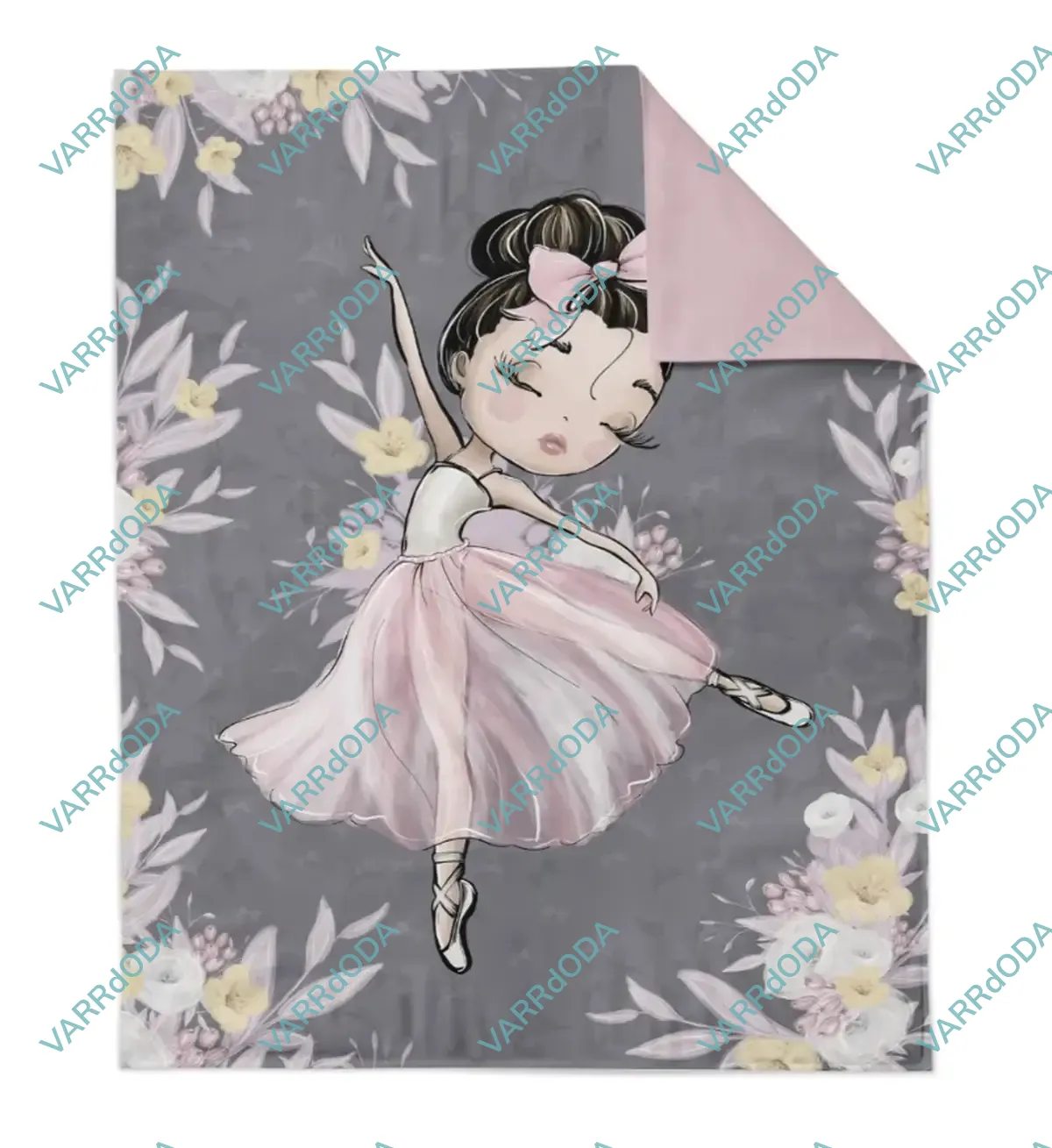 Szürke balerína prémium takaró
