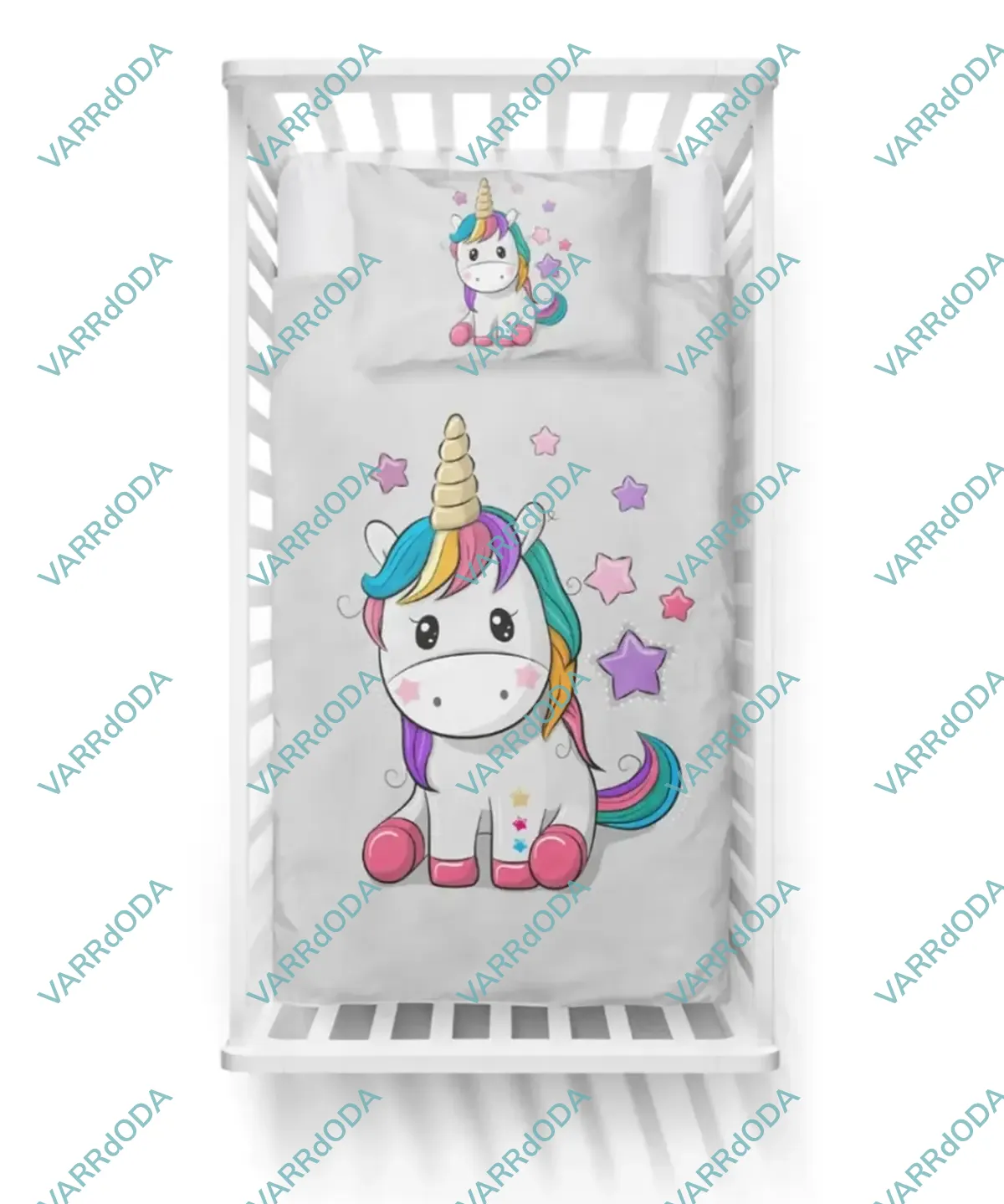 Szivárvány unikornis prémium takaró