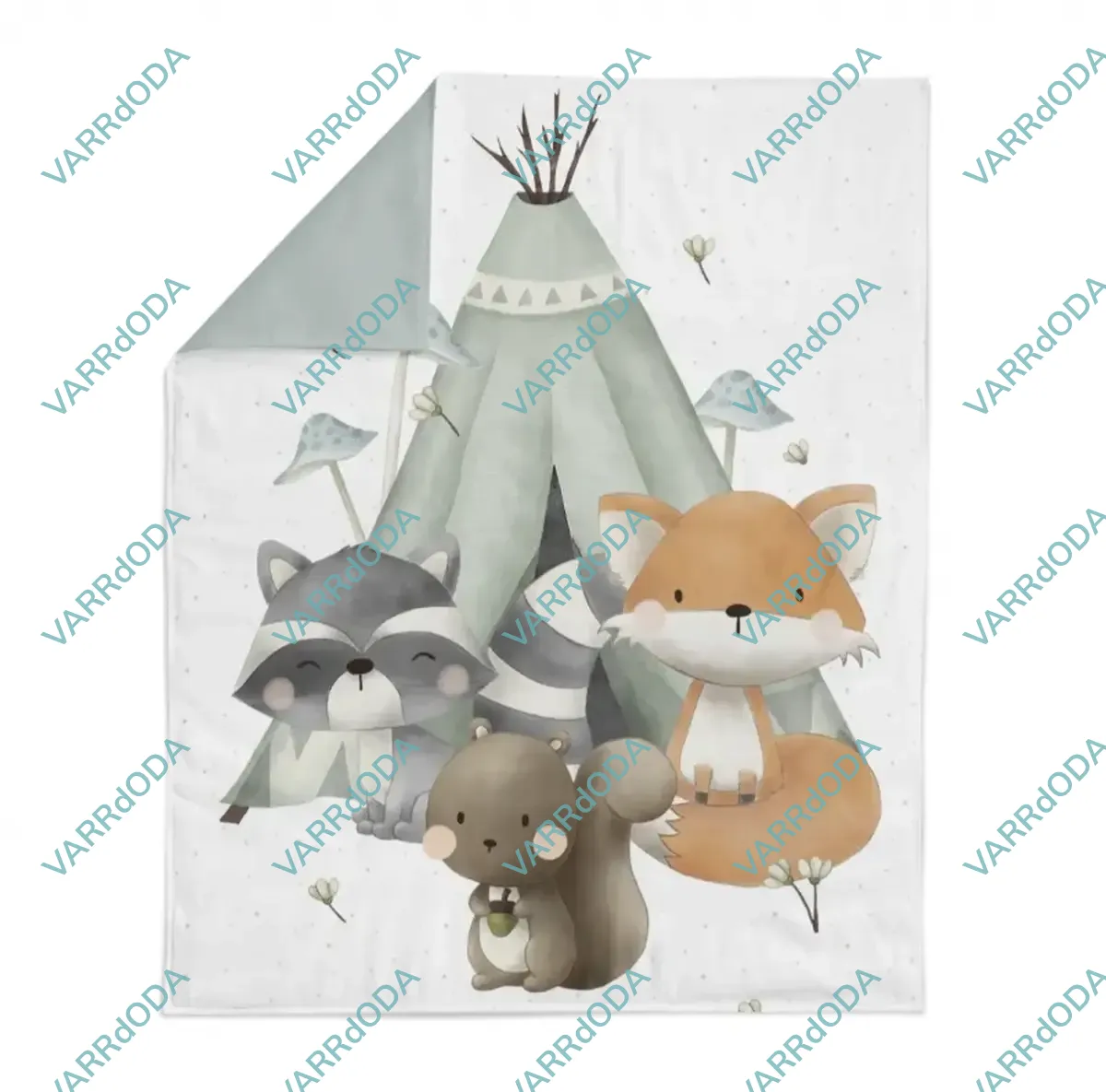 Skandináv állatok prémium takaró