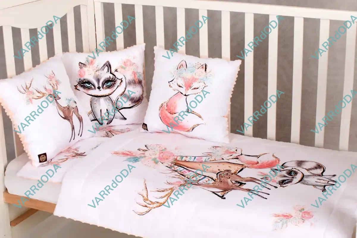 Indián girl állatok ágynemű szett