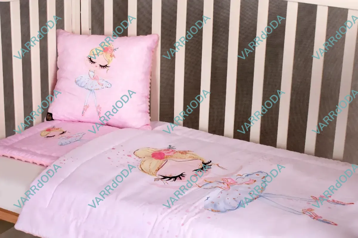 Rózsaszín balerina ágynemű szett