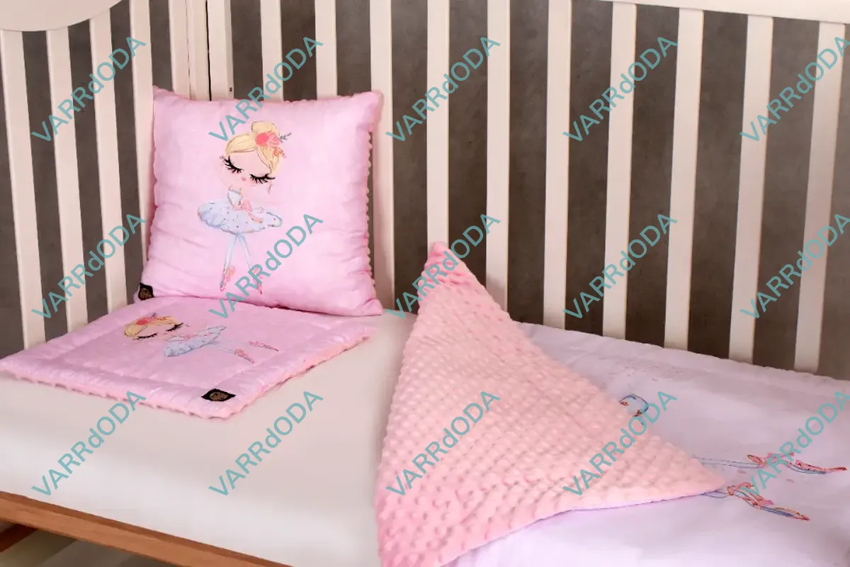 Rózsaszín balerina ágynemű szett