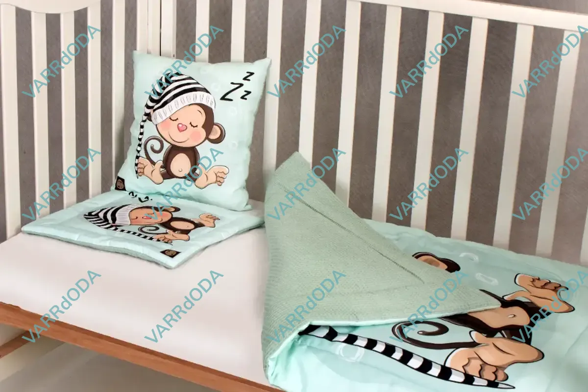 Alvó majom prémium ágynemű szett