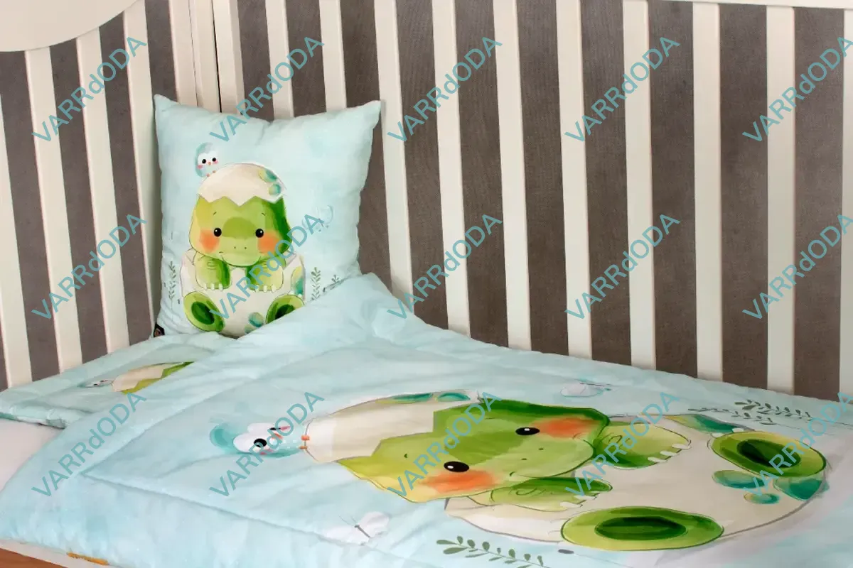 Bébi dínó prémium ágynemű szett
