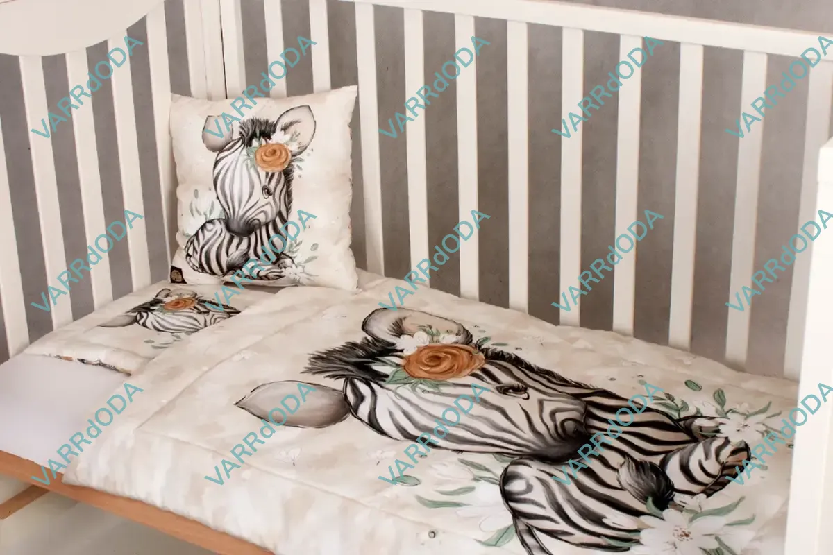 Bébi zebra prémium ágynemű szett