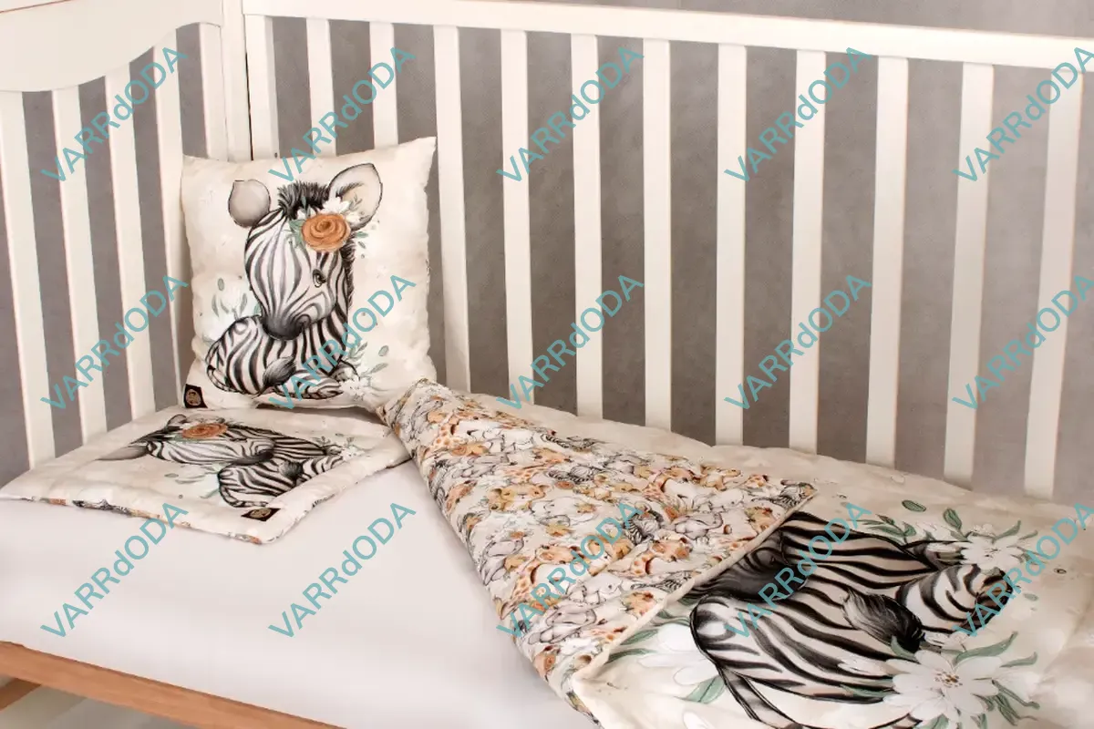 Bébi zebra prémium ágynemű szett