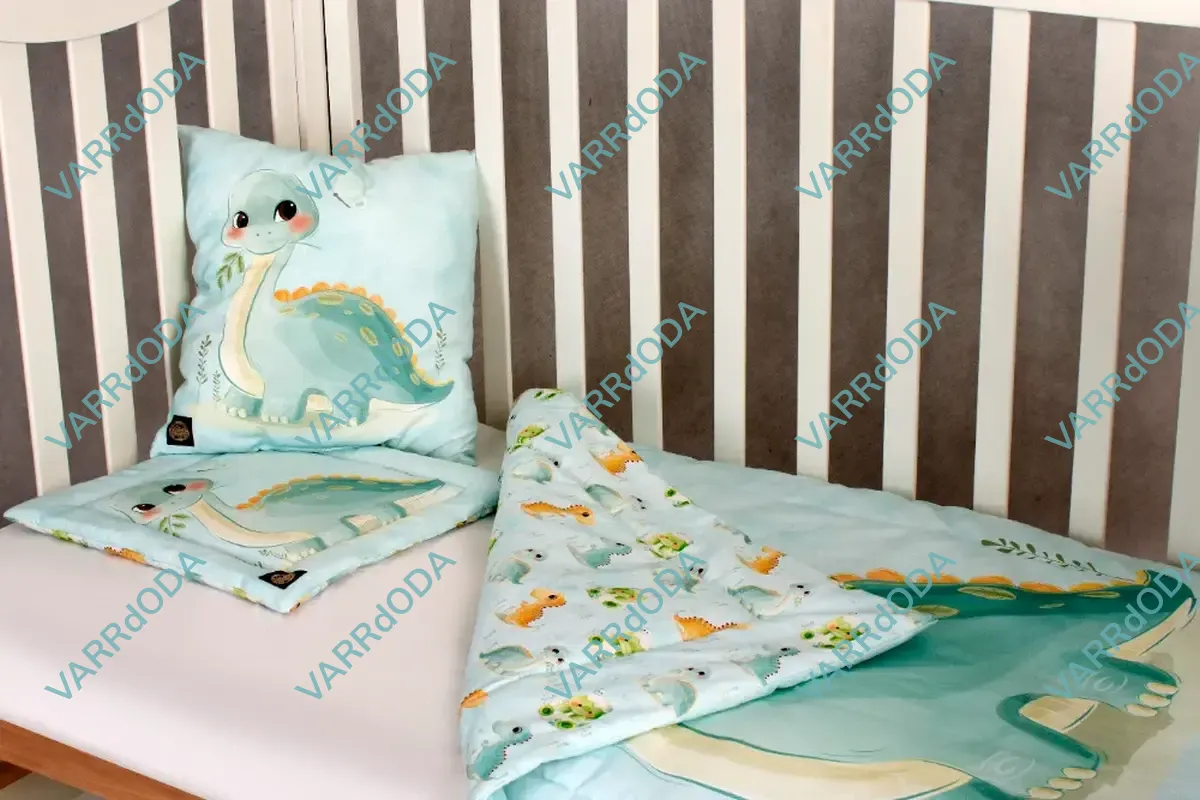 Dínó bébi prémium ágynemű szett