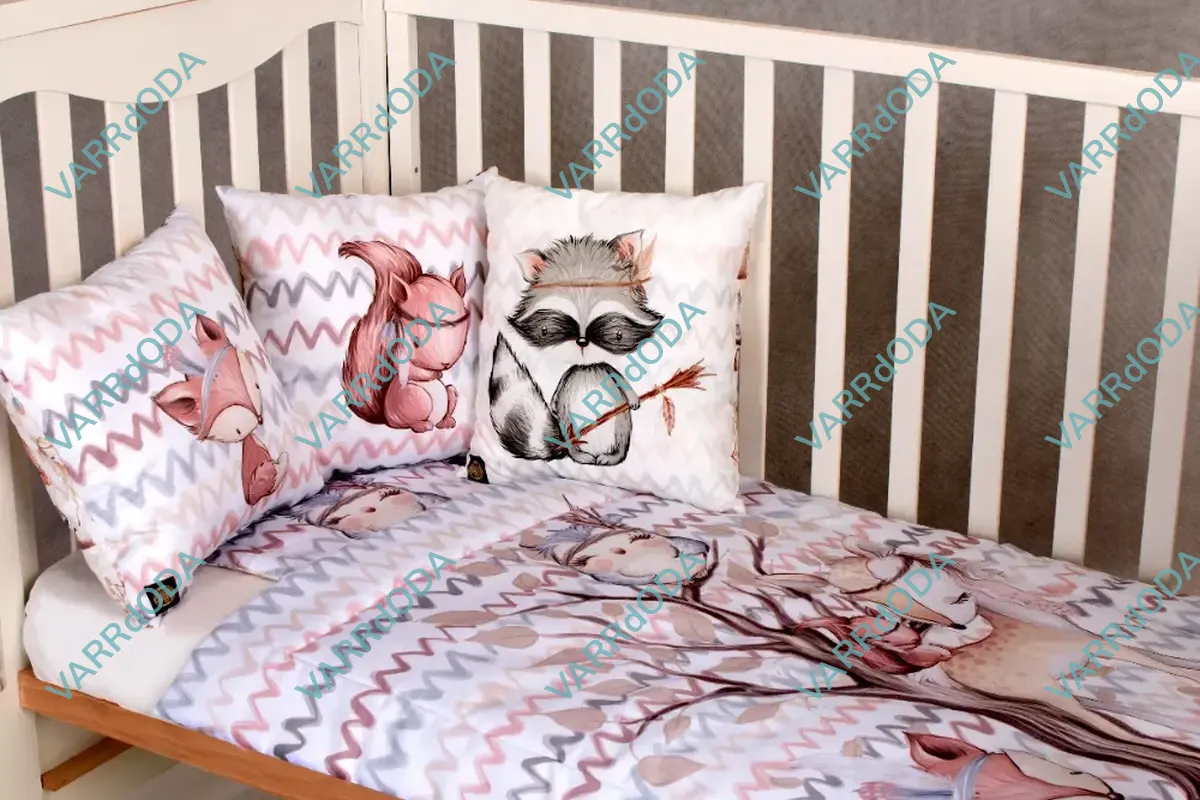 Erdei állatok prémium ágynemű szett