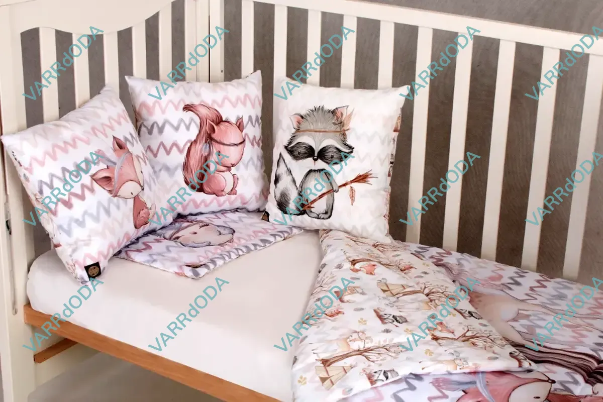 Erdei állatok prémium ágynemű szett