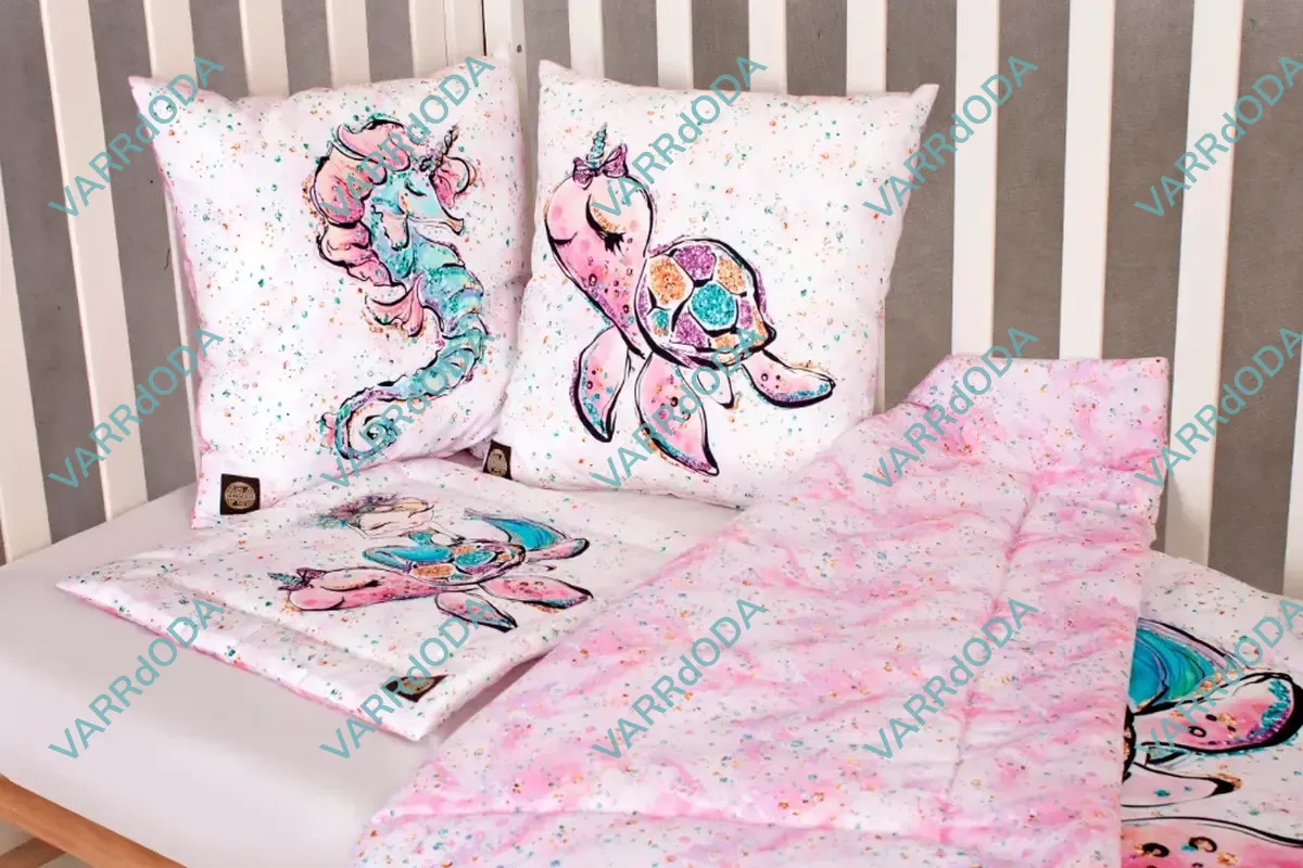 Sellő és a teknős prémium ágynemű szett