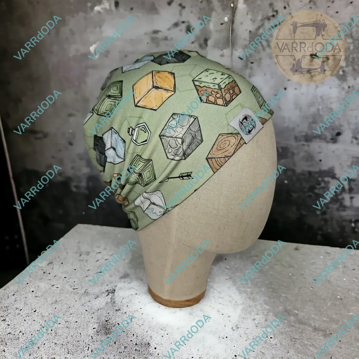 Minecraft kockák lezser sapka