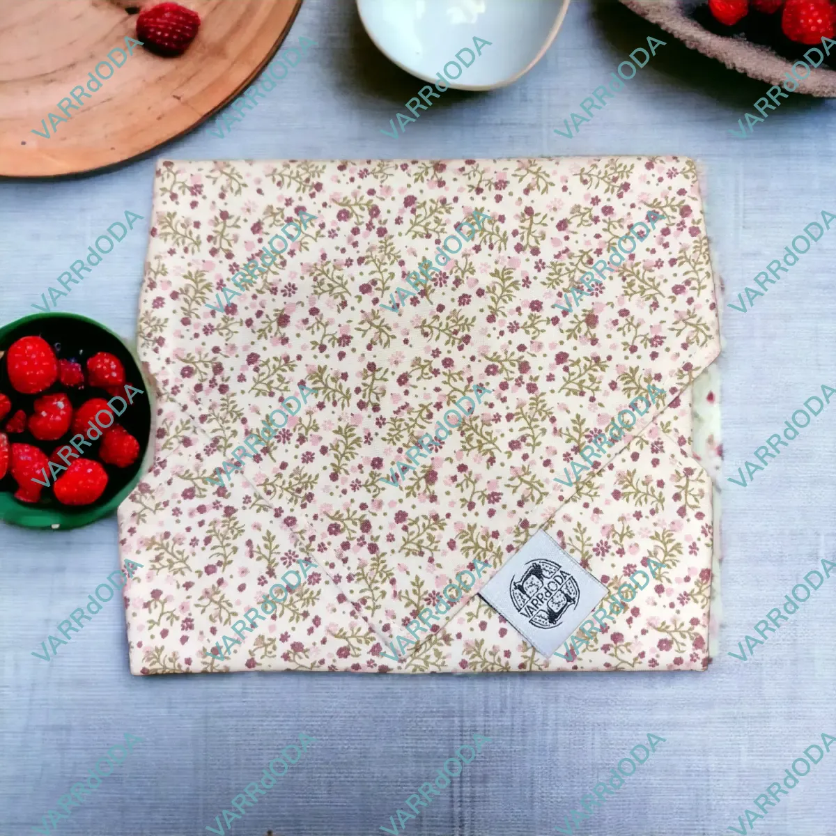 Mályva virágos újraszalvéta