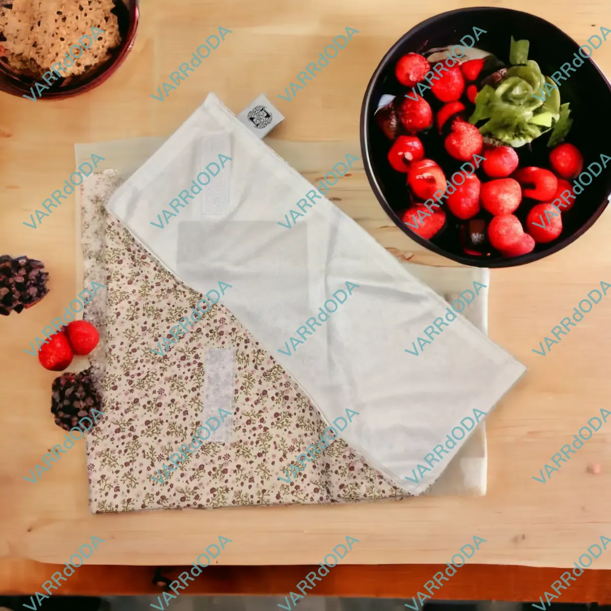 Mályva virágos újraszalvéta