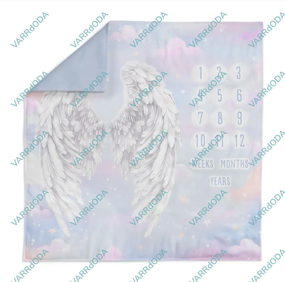 Angyal mérföldkő takaró