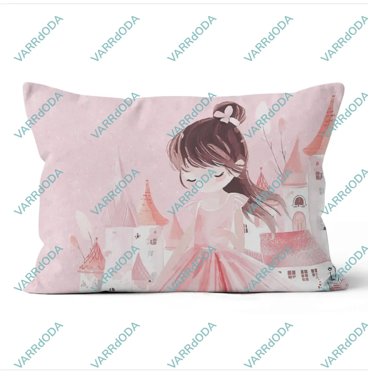 Rózsaszín világ-hercegnő prémium alvó párna