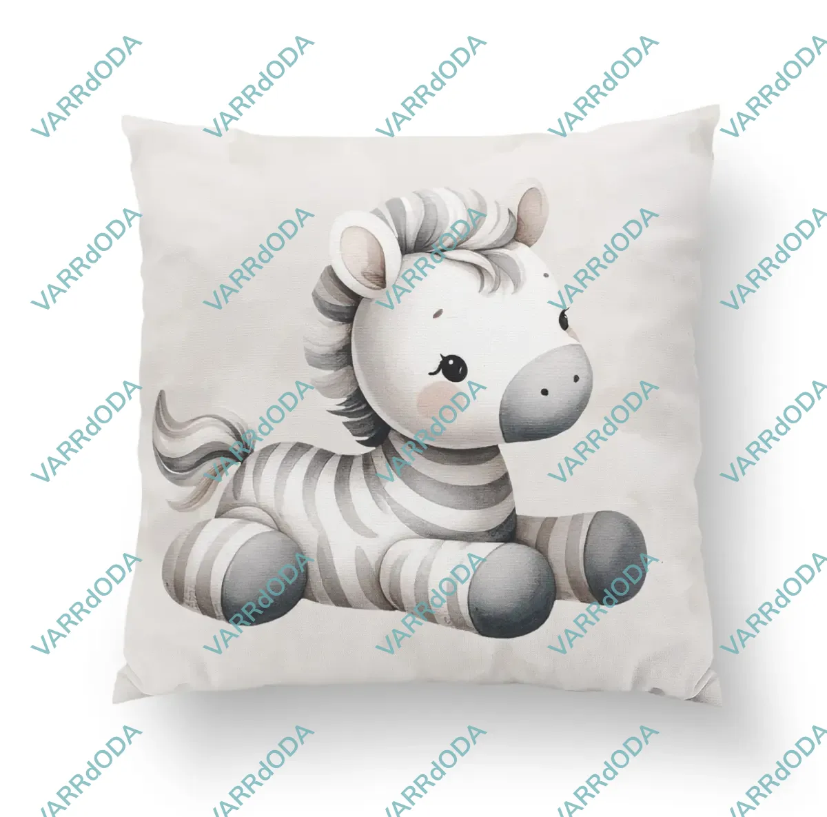 Szép álmokat-zebra prémium díszpárna