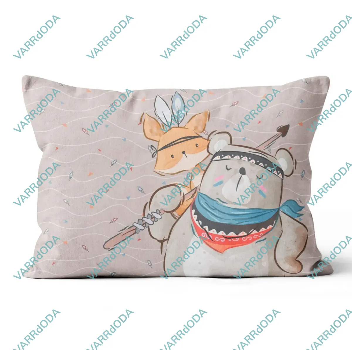 Bohó állatok ovis párna