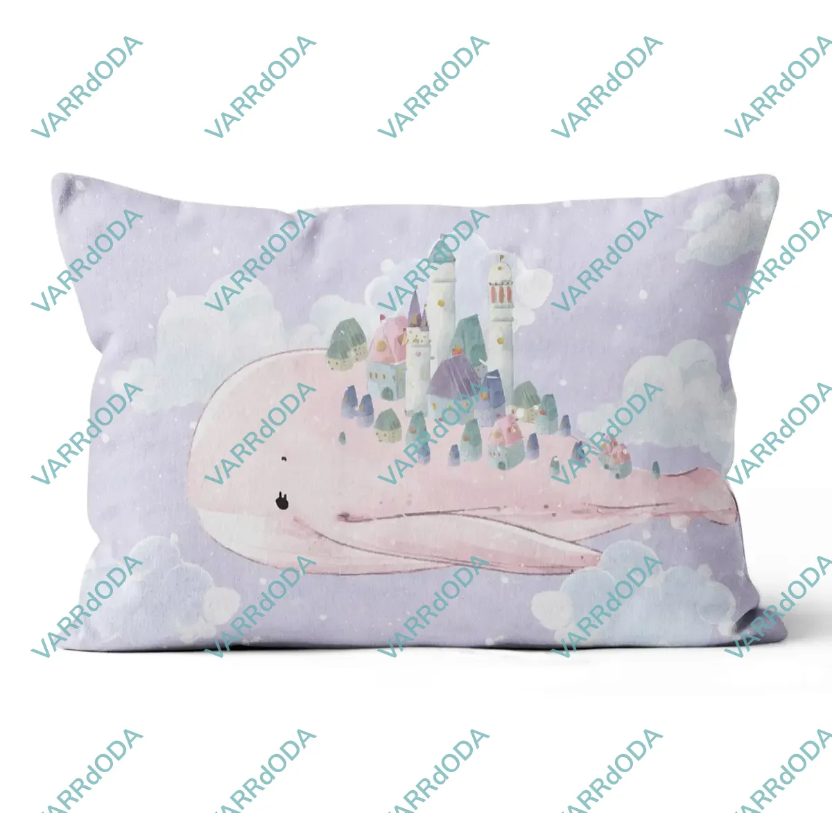 Bálna a felhőkön ovis párna