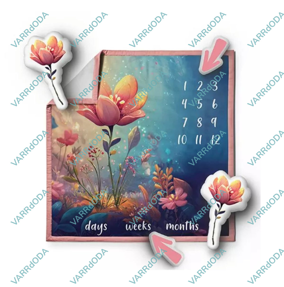 Mesebeli világ mérföldkő takaró