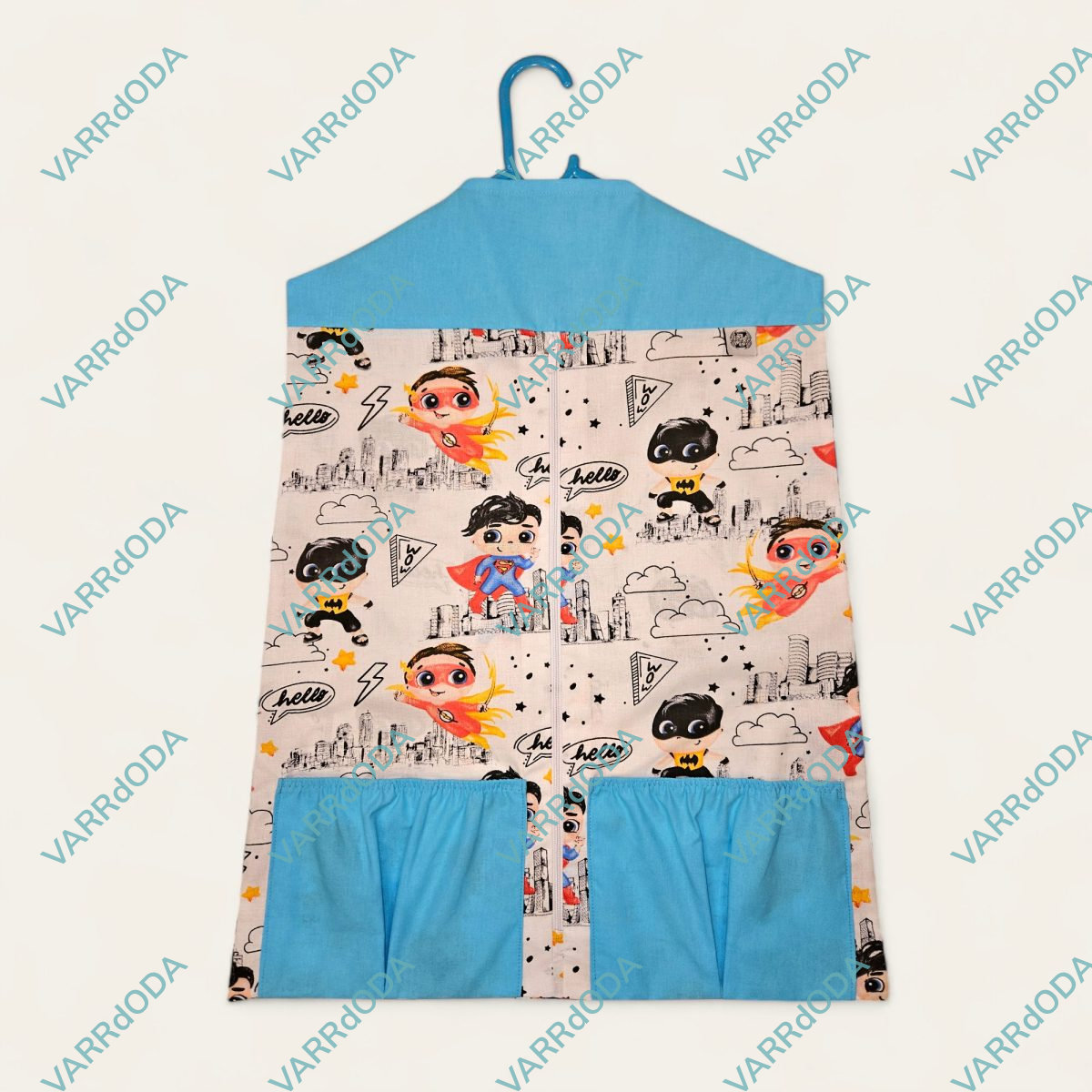 Szuperhősök ruhatartó zsák